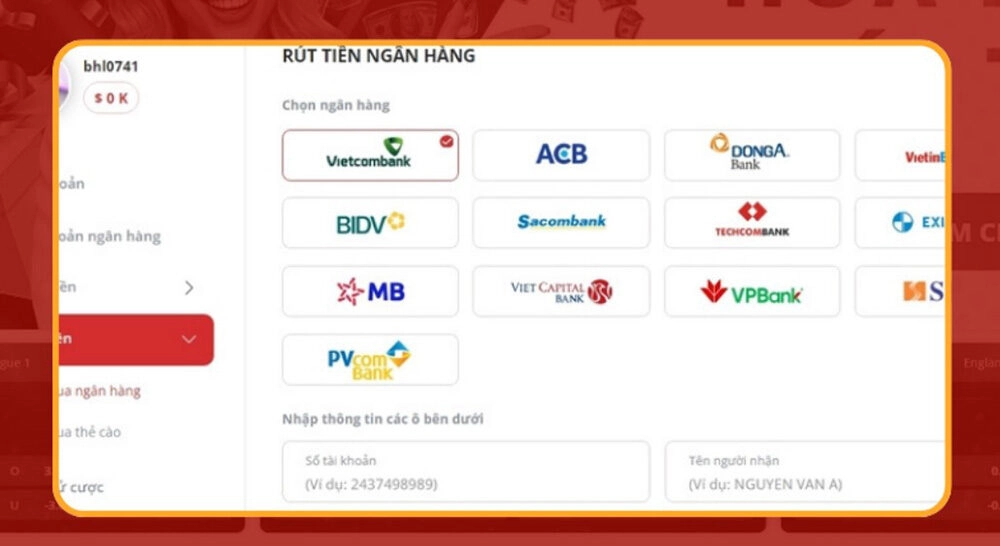 Điều kiện để được thực hiện rút tiền May88 về tay