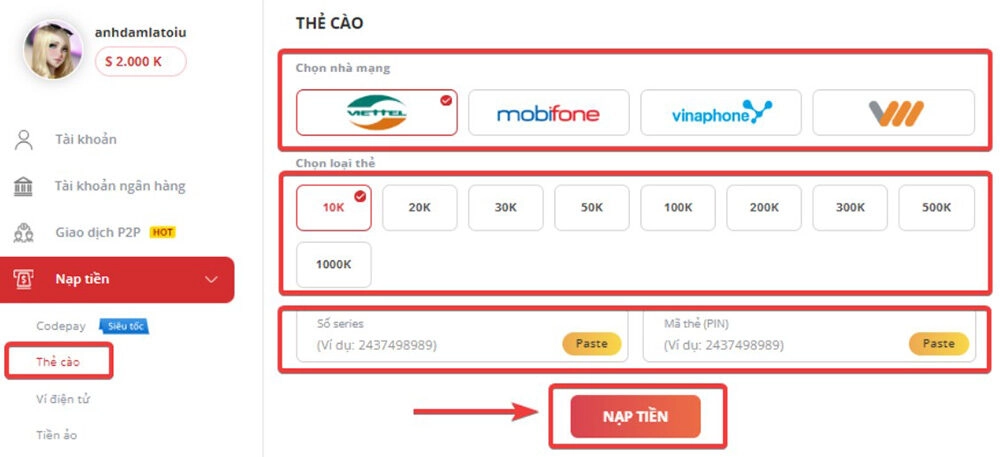 Thẻ cào